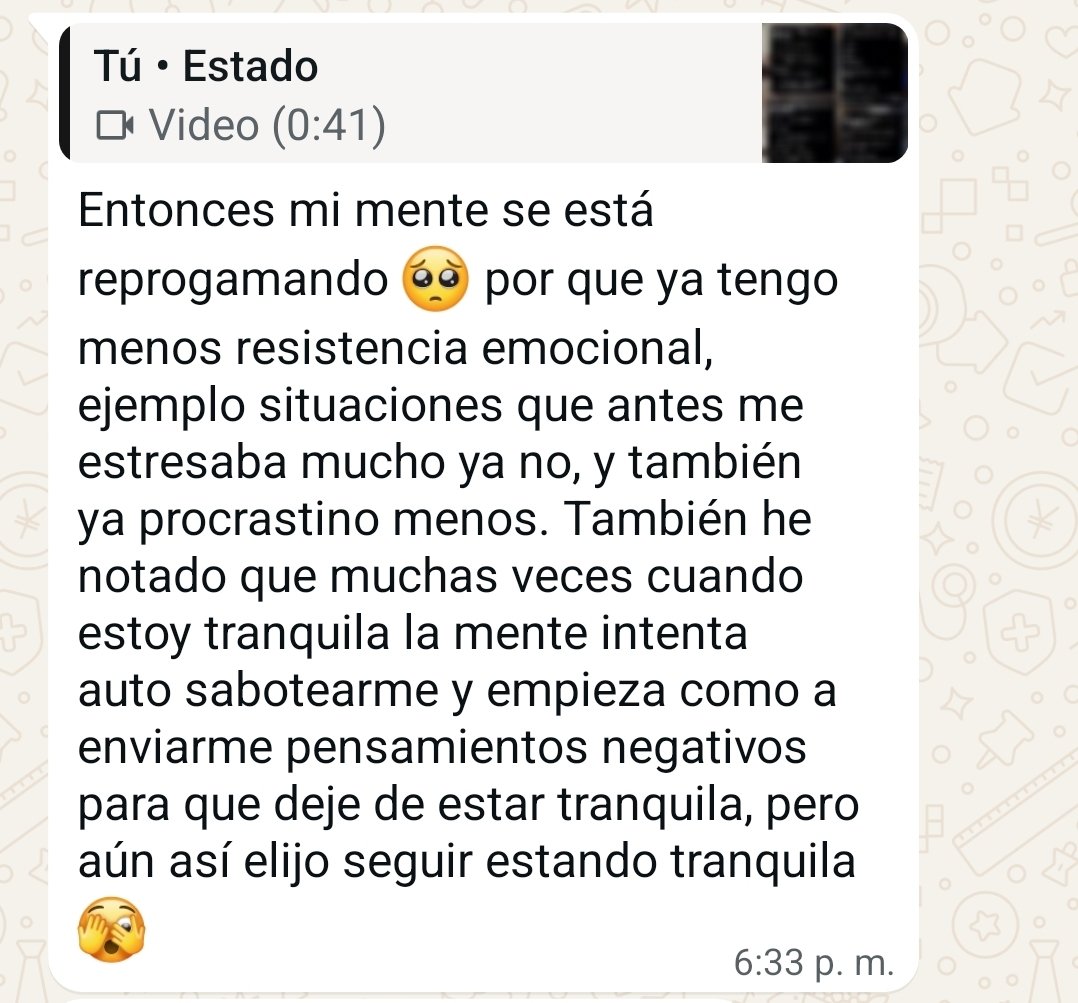 Testimonio de reprogramación 1