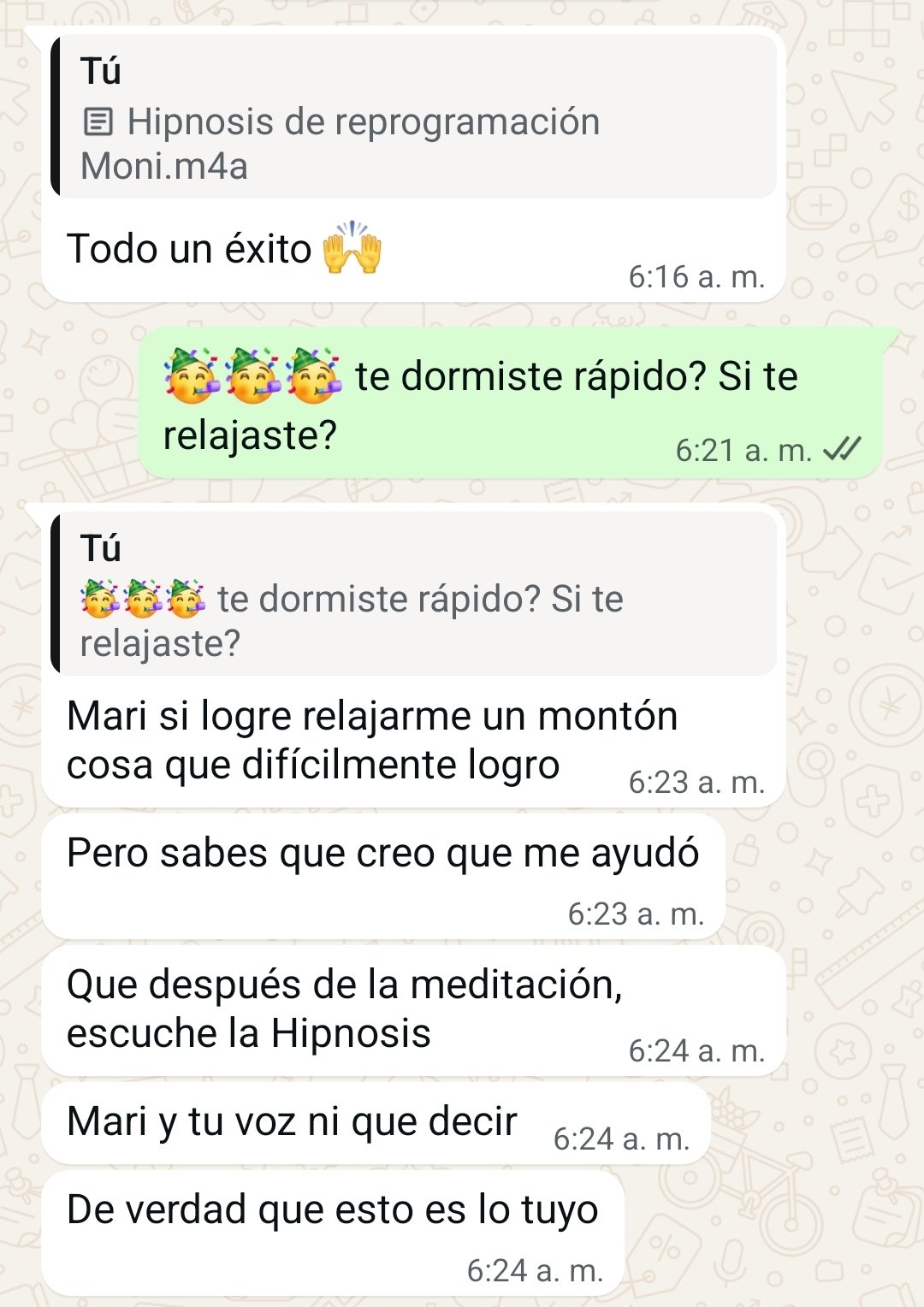 Testimonio de reprogramación 3